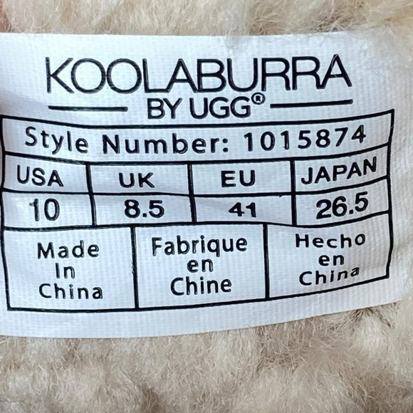 Koolaburra By UGG Chestnut Victoria Short Boots 1015874 Suede Slip On Women 10 - Picture 9 of 10